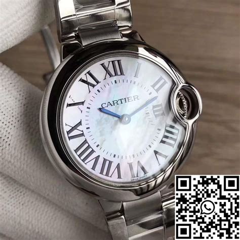 [Review] Cartier V6 Factory Cartier Ballon Bleu 33mm quartz watch